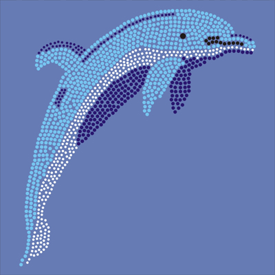 Dolphins Rhinestone Transfers